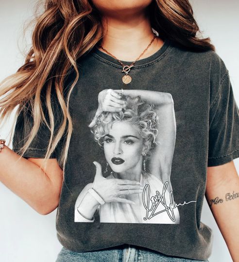 Madonna Merch, Madonna Fan Gift Shirt, 90s Vintage Madonna Queen T Shirt