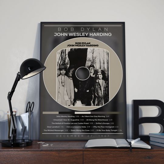 Bob Dylan Poster Print | John Wesley Harding Poster
