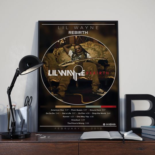 Lil Wayne Poster Print | Rebirth Poster | Hip Hop Poster
