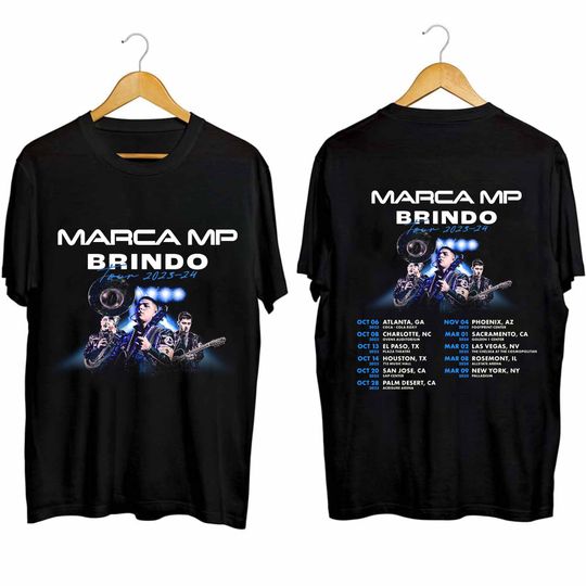 Marca MP Brindo Tour 2023 2024 Shirt, Marca MP Band Fan Shirt