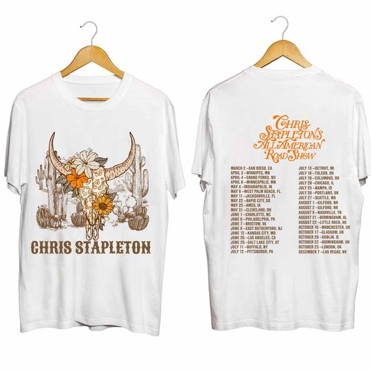 Chris Stapleton All American Road Show 2024 Tour Shirt