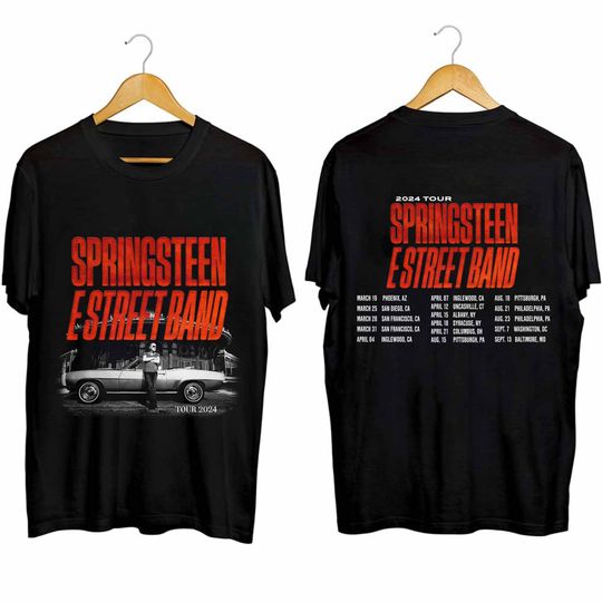 Bruce Springsteen & The E Street Band Rescheduled US Tour 2024 Shirt