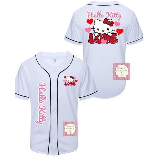 Hello Kitty Jersey / valentine's day /gifts Baseball Jersey