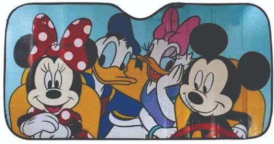 Disney Mickey and Minnie Car Windshield Sun Shade