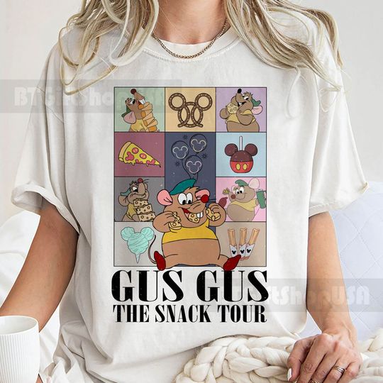 Gus Gus The Snack Tour Shirt, Lookin' Like A Snack Gus Gus Cinde T Shirt
