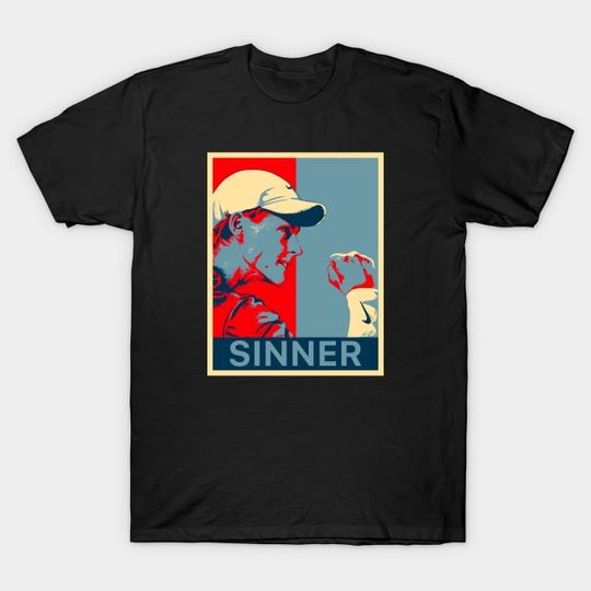 Jannik Sinner T-Shirt, 2024 Australian Open Champion Shirt