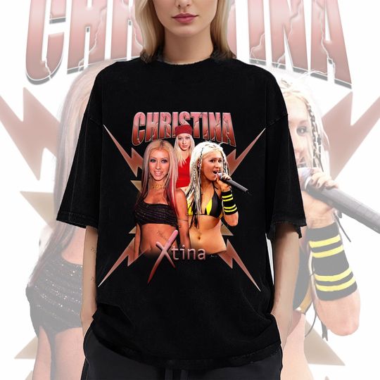 Retro Christina Mara Aguilera Shirt, Christina Mara Graphic Unisex T-Shirt