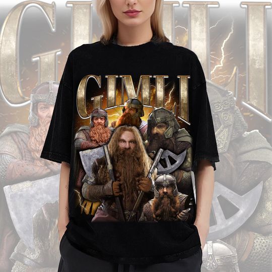 Retro Gimli Shirt - Gimli Tshirt, Gimli T shirt, Gimli T-shirt