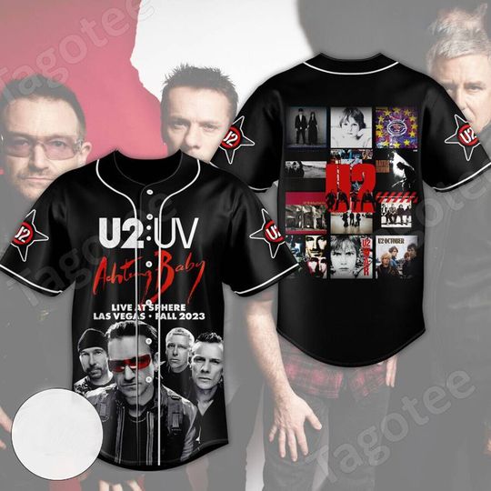 U2 Uv Achtung Baby Live At Sphere Las Vegas Fall 2023 Baseball Jersey