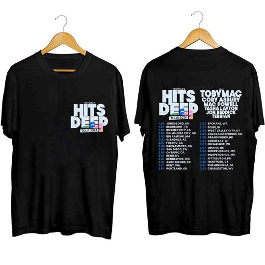 TobyMac Hits Deep Tour 2024 Shirt, TobyMac Shirt, Rapper TobyMac 2024 Concert Shirt