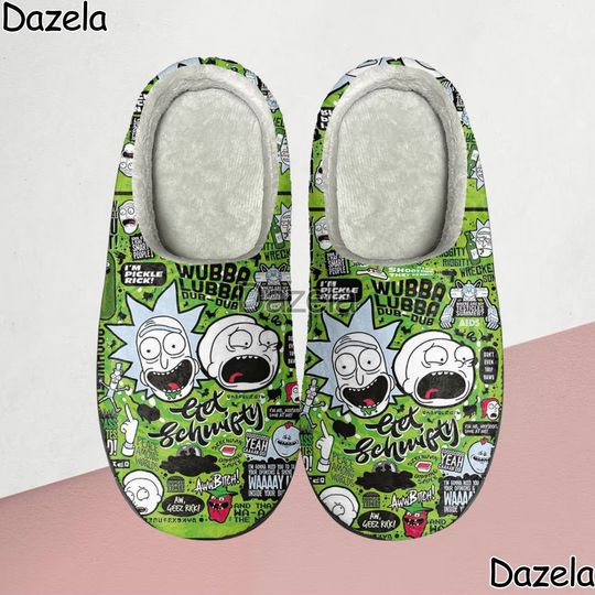 Rick and Rickandmorty Cozy Unisex Winter Slippers