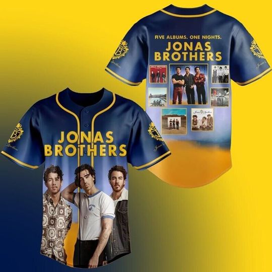 Personalized Jonas Brothers Music Rock Band Fanmade Jersey