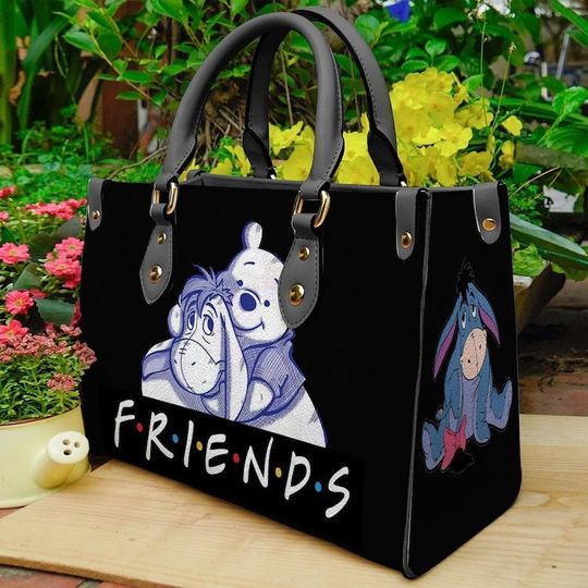 Winnie The Pooh Leather Women Bag, Disney Friends Handbag