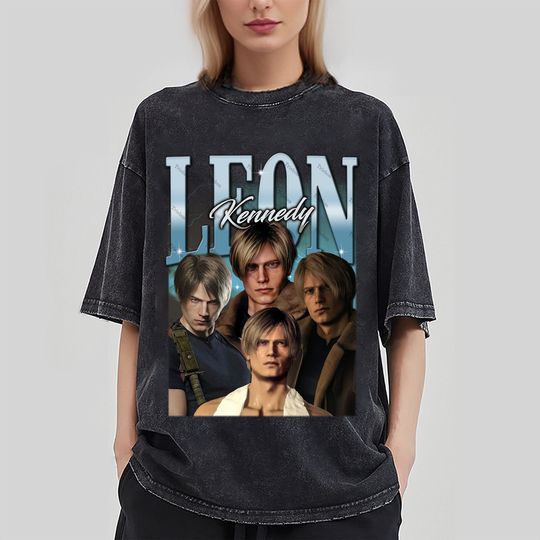 Leon Shirt, Leon Retro Shirt, Leon Residence Evil Shirt