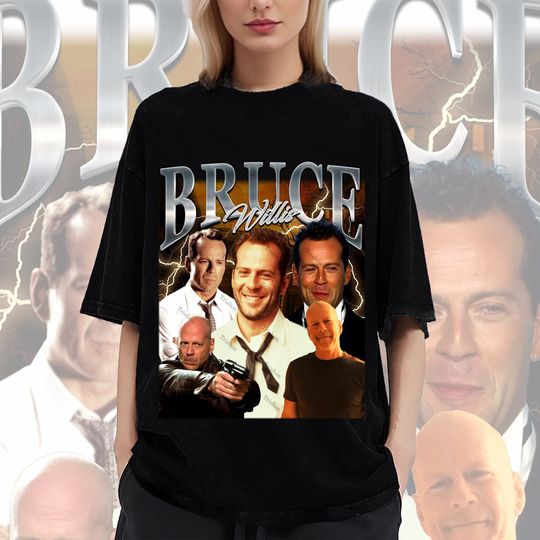 Retro Bruce Willis Shirt - Bruce Willis Tshirt,Bruce Willis T-shirt