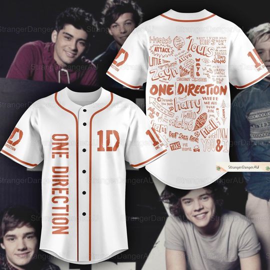 1D One Direction Jersey, One Direction Jersey Shirt