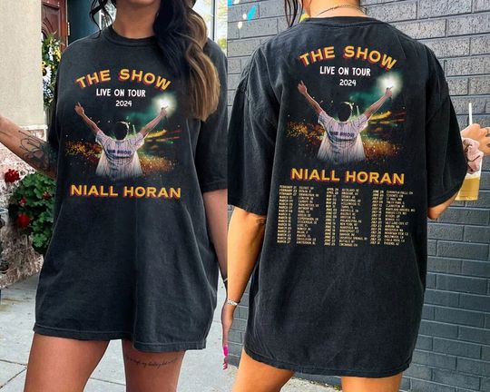 Live on tour 2024 Niall Horan Shirt, The show Niall Horan Tracklist Graphic Sweatshirt, Niall Horan Gift for men women tshirt