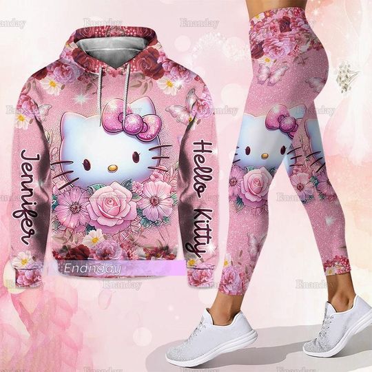Hello Kitty Hoodie, Personalized Hoodie, Hello Kitty Legging
