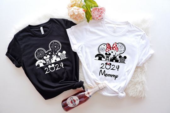 Personalized Mickey And Minnie Disney T-Shirt, Family Matching Shirt, Disney Vacation Shirt