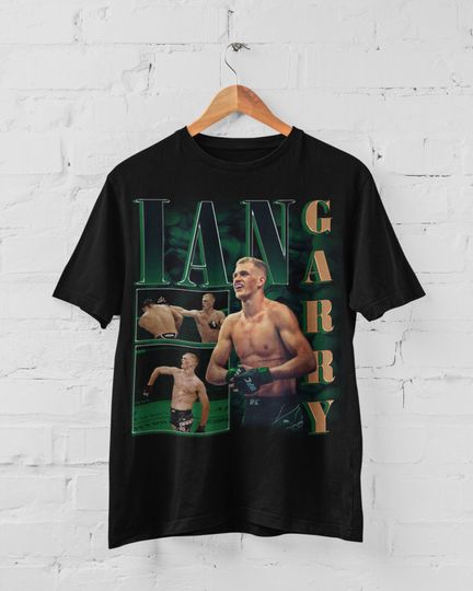 Ian Garry MMA Vintage 90s Retro Graphic Collage T-Shirt