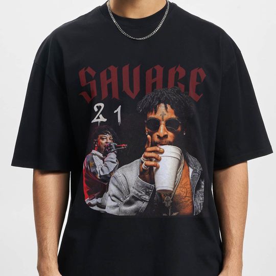 21 Savage Vintage 90s T-Shirt, Gift For Woman and Man Unisex T-Shirt