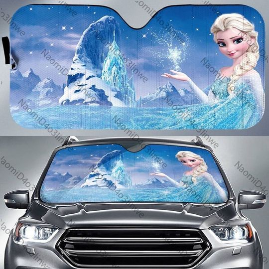 Frozen Movie Car Sun Shade Elsa And Anna Princess Car Sun Shade