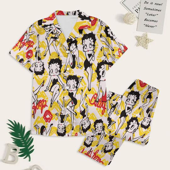 Betty Boop Women Short Pajamas Betty Boop Pajama Set