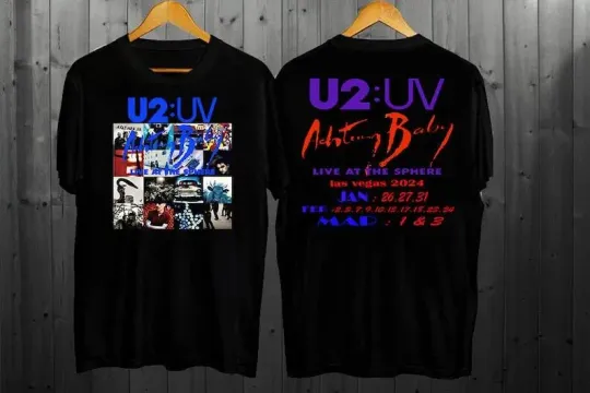 U2:UV Achtung Baby Live at Sphere 2023 & 2024 Tour Shirt, U2 Achtung Baby 2024