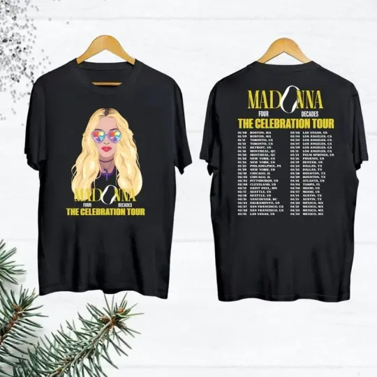2024 Madonna The Celebration Tour T-Shirt, Fan Gifts, Madonna Tour 2024