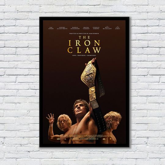 The Iron Claw Movie Poster, Vintage Art Print, Room Decor