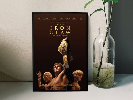 The Iron Claw Movie Poster, Room Decor