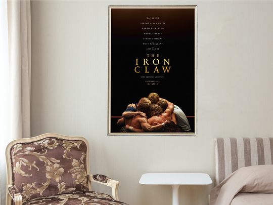 The Iron Claw Movie Poster, Room Decor