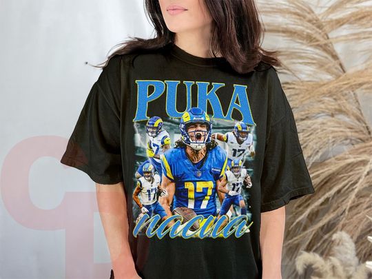 Vintage 90s Graphic Style Puka Nacua T-Shirt, Puka Nacua Tee