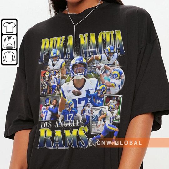 Retro Puka Nacua Shirt, Vintage Football Shirt