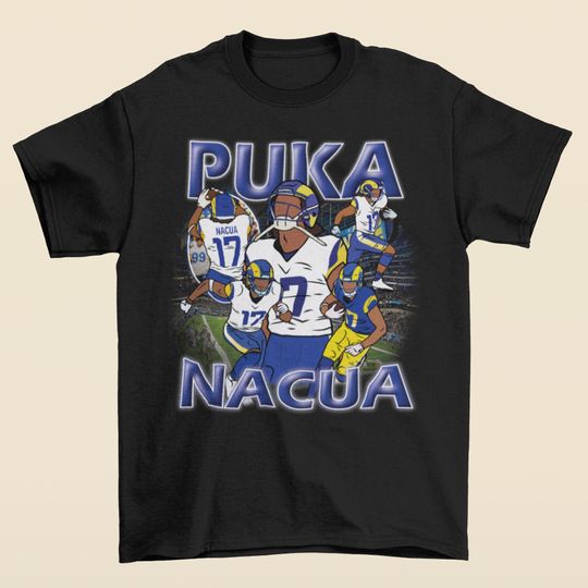 Puka Nacua Vintage Bootleg Style T-Shirt