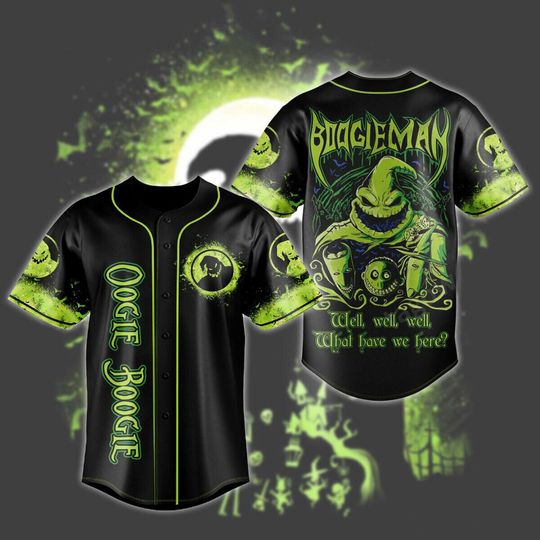 Oogie Boogie Boogieman What Have We Here Baseball Jersey Shirt