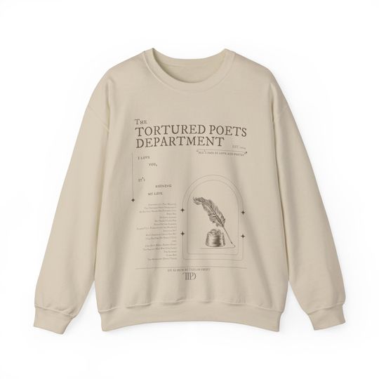 TTPD The Tortured Poets Department Sweatshirt