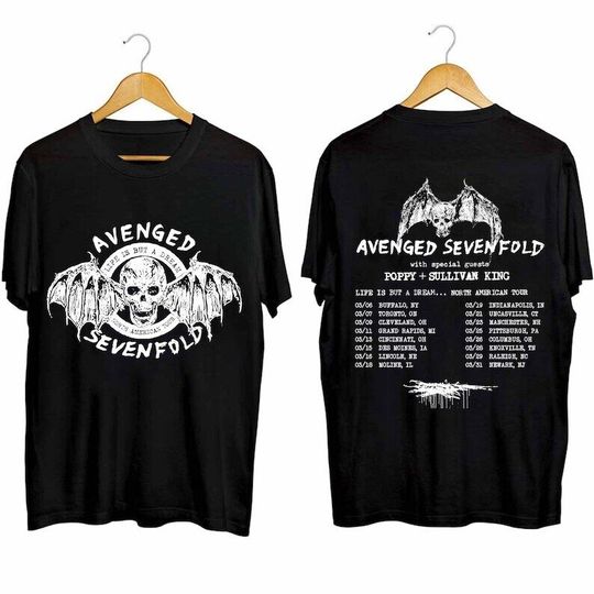 Avenged Sevenfold Life Is But A Dream North American Tour 2024 Shirt, Avenged Se