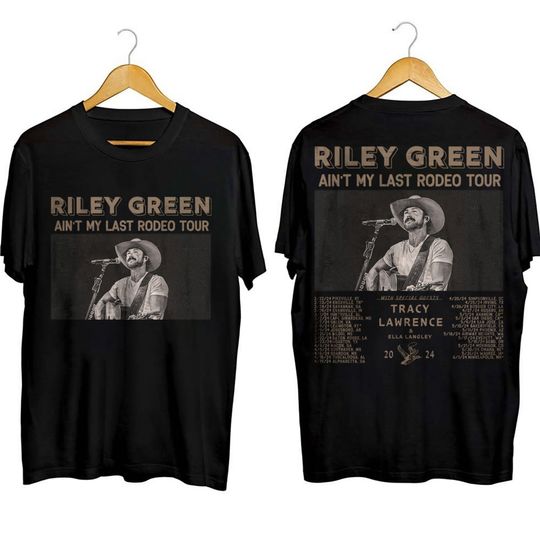 Riley Green Ain't My Last Rodeo Tour 2023 2024 T Shirt