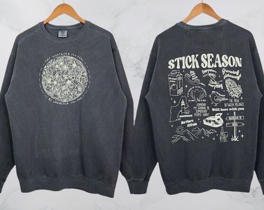Color Noah Kahan Stick Season Tour 2024, Vintage Stick Season Tour 2024 Sweatshirt