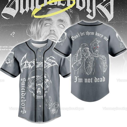 Suicideboys Baseball Jersey, Music Band Jersey, Hip Hop Lover Shirt