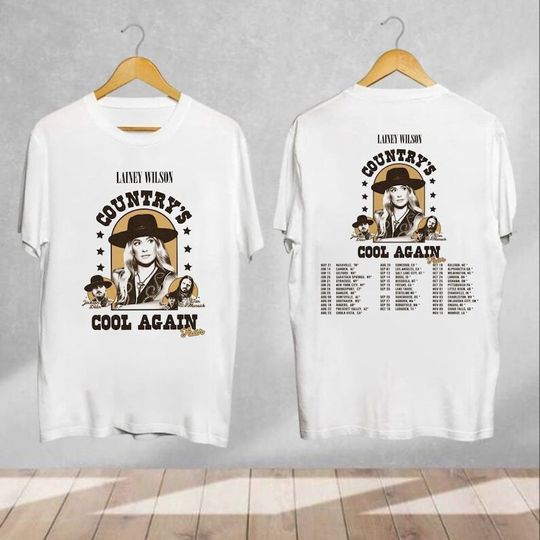 Lainey Wilson Country's Cool Again Tour 2024 Shirt, Lainey Wilson Shirt Fan Gift