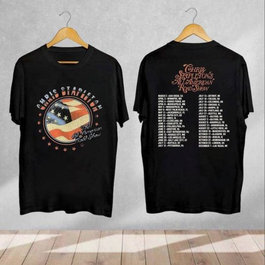 All American Road Show Shirt, Chris Stapleton 2024 Tour Shirt, Fan Gift