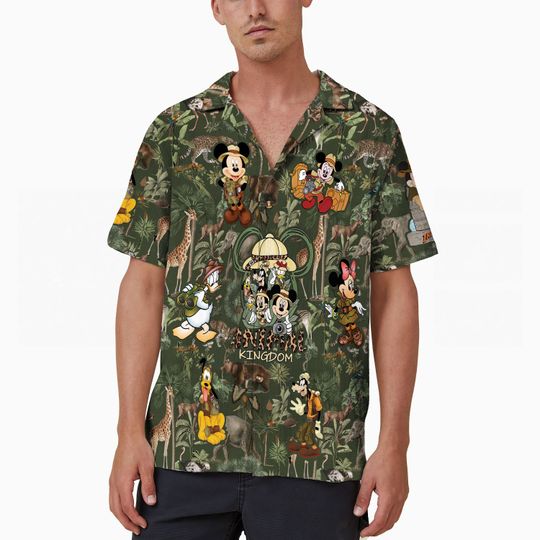 Tropical Jungle Animal Kindom Hawaii Shirt