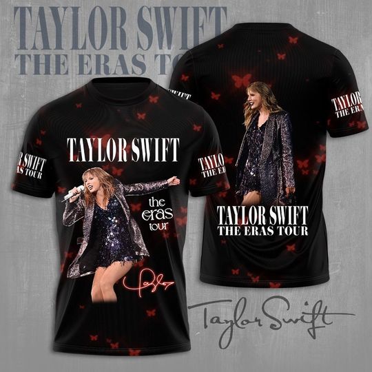 Taylor 3D T-Shirt - taylor version Tour Womens 3D T-Shirt