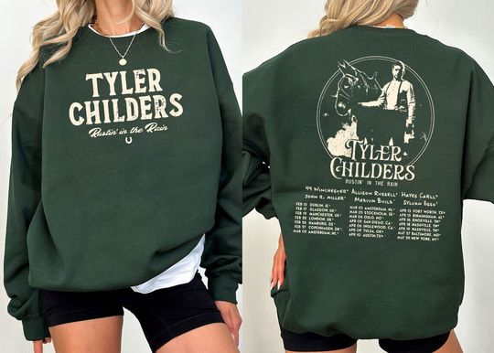 Tyler Concert 2side 2024,Send In The hounds tracklist Sweatshirt