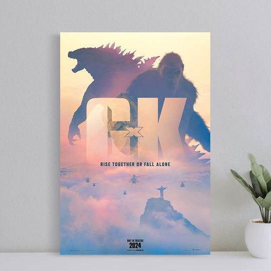 God zilla x Kong New Empire (2024) Movie Poster, Wall Art