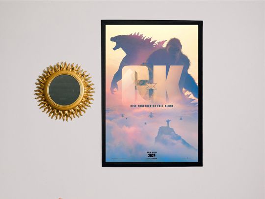 God zilla x Kong: The New Empire Movie Poster - Movie Series Poster