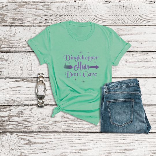 Little Mermaid Shirt, Dinglehopper Hair Don't Care T Shirt