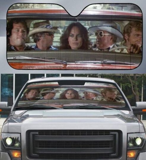 Dukes Of Hazzard Usa Comedy Action Actor Driving Car Sunshade Car Accessories